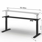 Elswout Zit Sta Bureau Afmetingen