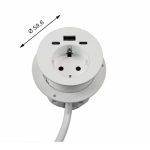 Powerdock-Wit-3xusb-1x240v