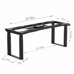 Elswout 4 Poot Zit Sta Bureau Afmetingen