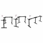 Zit Sta Hoekbureau onderstel