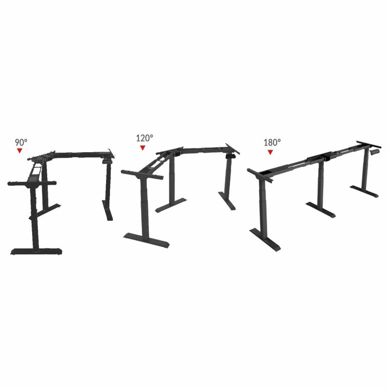 Zit Sta Hoekbureau onderstel