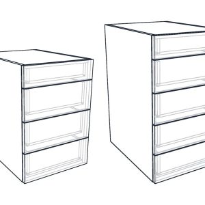 Ladekastje op maat – Elswout Projectlijn (tekening)