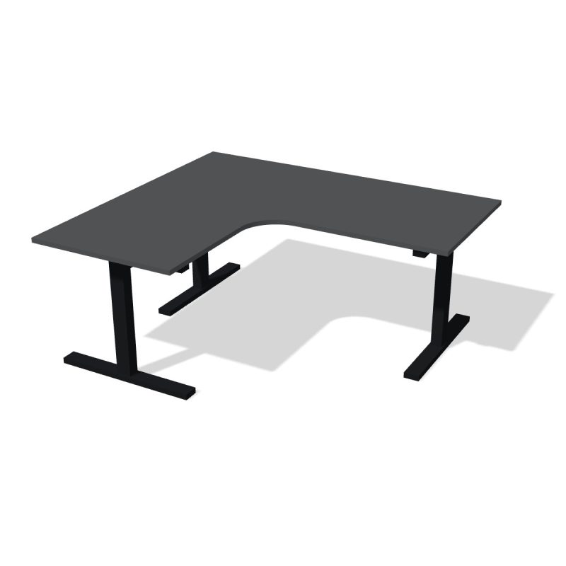 mbf020-2162pe Hoekbureau op maat Grafietgrijs